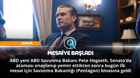 MESAİYE BAŞLADI