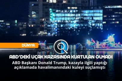 ABD'DEKİ UÇAK KAZASINDA KURTULAN OLMADI
