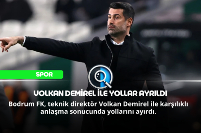 BODRUM FK VOLKAN DEMİREL İLE YOLLARINI AYIRDI