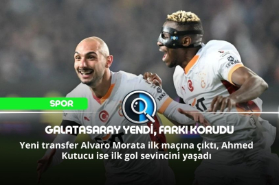 GALATASARAY YENDİ, FARKI KORUDU