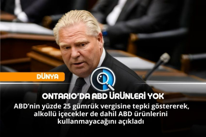 ONTARIO'DA ABD ÜRÜNLERİ YOK