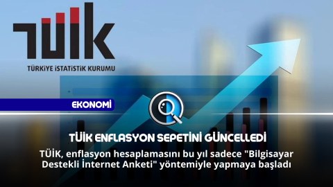 TÜİK ENFLASYON SEPETİNİ GÜNCELLEDİ