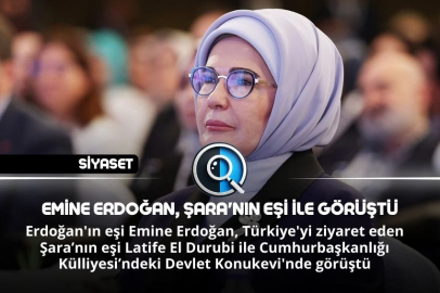 EMİNE ERDOĞAN, ŞARA'NIN EŞİ İLE GÖRÜŞTÜ