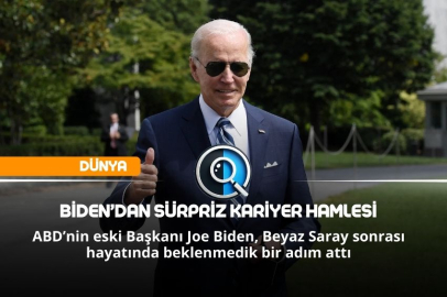 BİDEN’DAN SÜRPRİZ KARİYER HAMLESİ