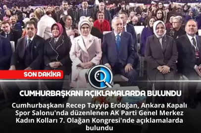 CUMHURBAŞKANI AÇIKLAMALARDA BULUNDU