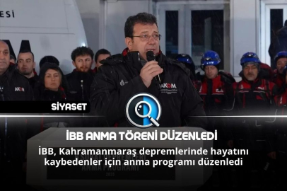 İBB ANMA TÖRENİ DÜZENLEDİ