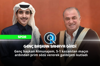 GENÇ BAŞKAN SAHAYA GİRDİ