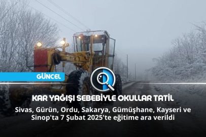 KAR YAĞIŞI SEBEBİYLE OKULLAR TATİL
