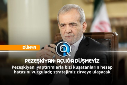 PEZEŞKİYAN: AÇLIĞA DÜŞMEYİZ