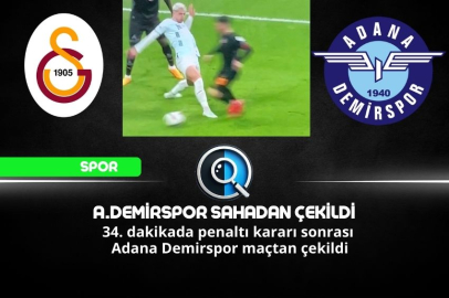 DEMİRSPOR, SAHADAN ÇEKİLDİ
