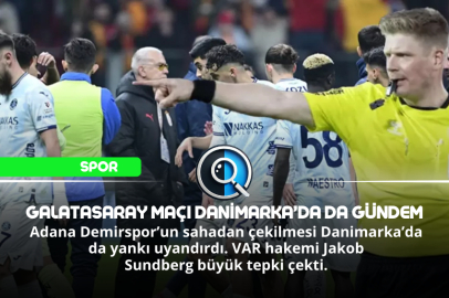 GALATASARAY MAÇI DANİMARKA’DA DA GÜNDEM