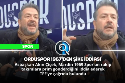 ORDUSPOR 1967’DEN ŞİKE İDDİASI