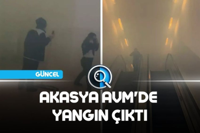 AKASYA AVM'DE YANGIN ÇIKTI
