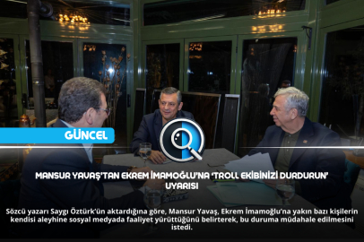 Mansur Yavaş’tan Ekrem İmamoğlu’na ‘Troll Ekibinizi Durdurun’ Uyarısı