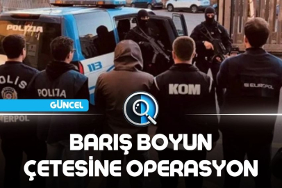 BARIŞ BOYUN ÇETESİNE OPERASYON
