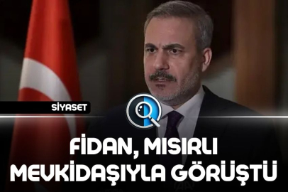 FİDAN, MISIRLI MEVKİDAŞIYLA GÖRÜŞTÜ
