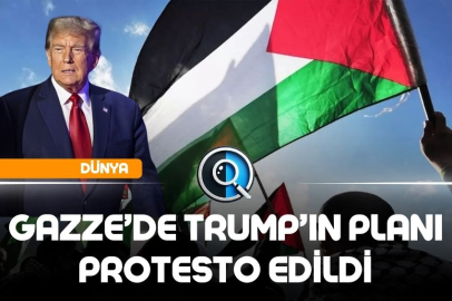 GAZZE’DE TRUMP’IN PLANI PROTESTO EDİLDİ