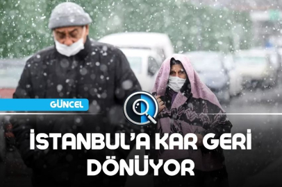 İSTANBUL’A KAR GERİ DÖNÜYOR
