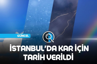 METEOROLOJİ İSTANBUL'DA KAR İÇİN TARİH VERDİ