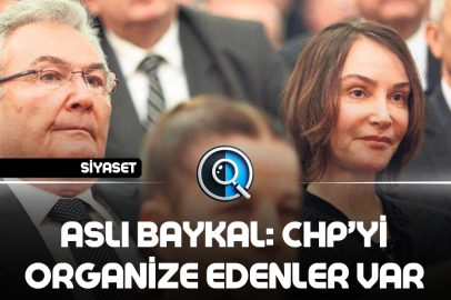 ASLI BAYKAL: CHP’Yİ ORGANİZE EDENLER VAR