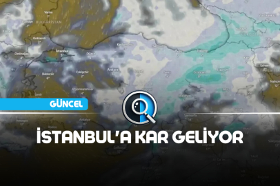 İSTANBUL'A KAR GELİYOR
