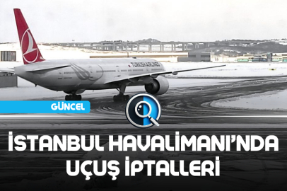 İSTANBUL HAVALİMANI’NDA UÇUŞ İPTALLERİ