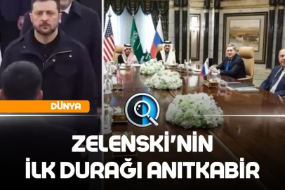 ZELENSKİ'NİN İLK DURAĞI ANITKABİR