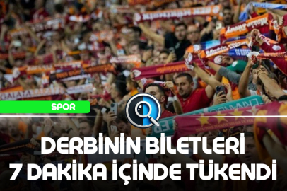 DERBİNİN BİLETLERİ 7 DAKİKA İÇİNDE TÜKENDİ