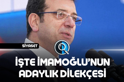 İŞTE İMAMOĞLU'NUN ADAYLIK DİLEKÇESİ