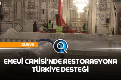EMEVİ CAMİSİ'NDE RESTORASYONA TÜRKİYE DESTEĞİ