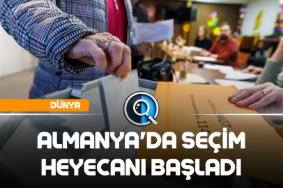 "ALMANYA'DA SEÇİM HEYECANI BAŞLADI"