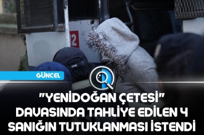 "YENİDOĞAN ÇETESİ" DAVASINDA TAHLİYE EDİLEN 4 SANIĞIN TUTUKLANMASI İSTENDİ