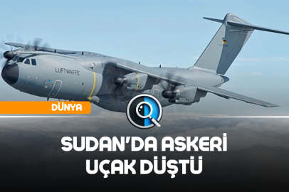 SUDAN'DA ASKERİ UÇAK DÜŞTÜ