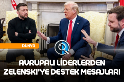 AVRUPALI LİDERLERDEN ZELENSKI'YE DESTEK MESAJLARI