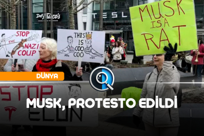 MUSK, PROTESTO EDİLDİ