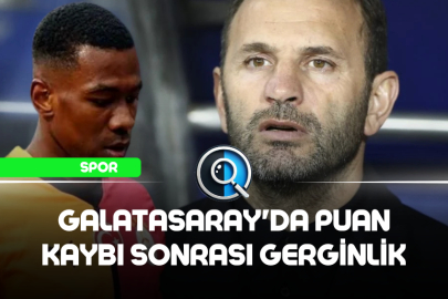 GALATASARAY'DA PUAN KAYBI SONRASI GERGİNLİK