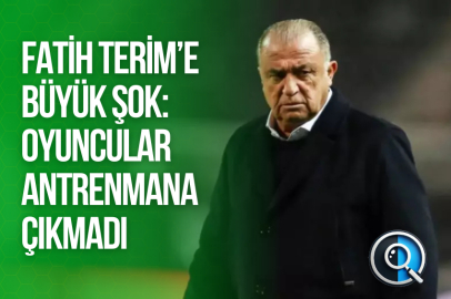 FATİH TERİM’E BÜYÜK ŞOK: OYUNCULAR ANTRENMANA ÇIKMADI