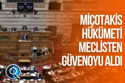 MİÇOTAKİS HÜKÜMETİ MECLİSTEN GÜVENOYU ALDI