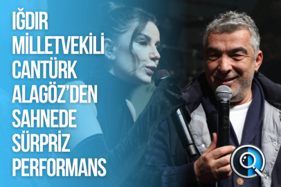 IĞDIR MİLLETVEKİLİ CANTÜRK ALAGÖZ’DEN SAHNEDE SÜRPRİZ PERFORMANS