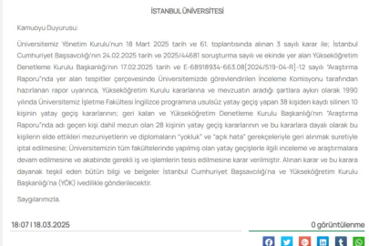 EKREM İMAMOĞLU’NUN DİPLOMASI İPTAL EDİLDİ
