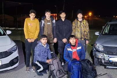 TEKİRDAĞ'DA 6 DÜZENSİZ GÖÇMEN YAKALANDI