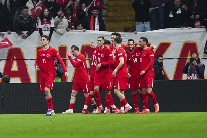 A MİLLİ TAKIM PUSKAS ARENA'DA SAHAYI İNCELEDİ