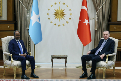 ERDOĞAN, SOMALİ CUMHURBAŞKANI MAHMUD'U AĞIRLADI