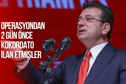 OPERASYONDAN 2 GÜN ÖNCE KOKORDATO İLAN ETMİŞLER