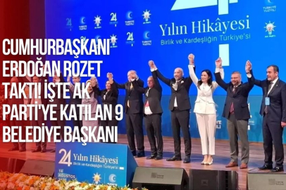 CUMHURBAŞKANI ERDOĞAN ROZET TAKTI!