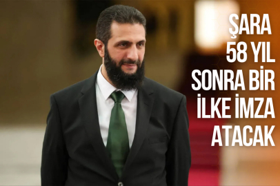 ŞARA 58 YIL SONRA BİR İLKE İMZA ATACAK