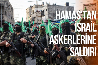 HAMAS'TAN İSRAİL ASKERLERİNE SALDIRI
